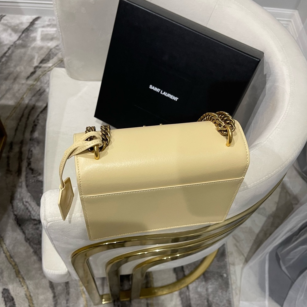 2022 Saint Laurent Sunset *Rare Color Jaune Pale - Picture 7 of 13